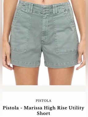 Pistola - Marissa High Rise Utility Short
Color: Bluff, Size: 29